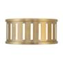 4_Crystorama Kendal 14" Wide Vibrant Gold Drum Ceiling Light more views