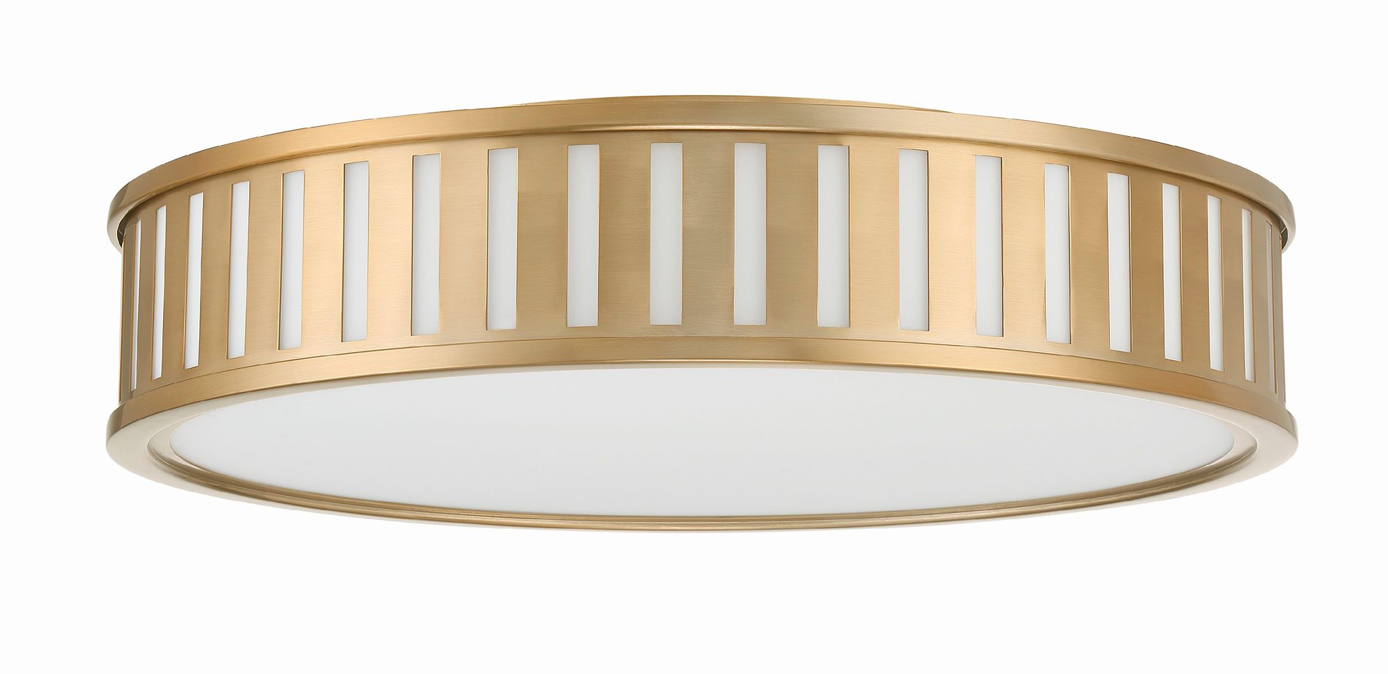 Image 2 Crystorama Kendal 22.5'' Vibrant Gold Flush Mount more views