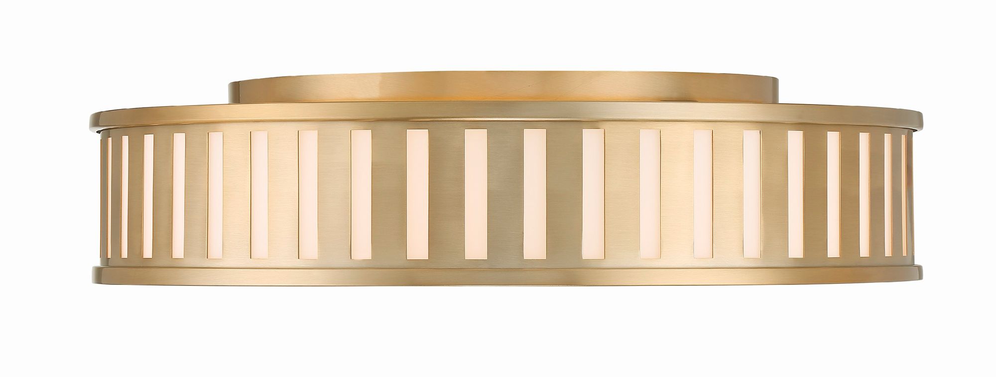 Image 3 Crystorama Kendal 22.5'' Vibrant Gold Flush Mount more views