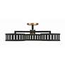 3_Crystorama Kendal 29 1/4" Wide Black 3-Head Ceiling Light more views