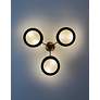 Crystorama Kendal 29 1/4" Wide Black 3-Head Ceiling Light