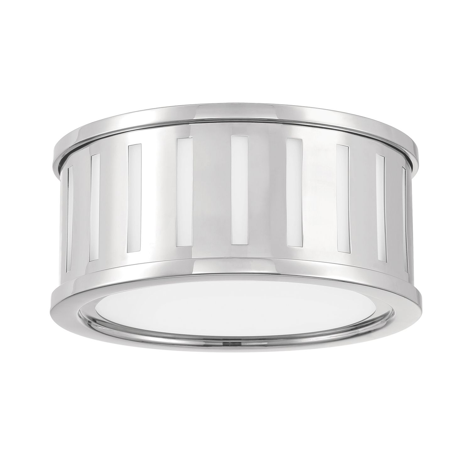Image 2 Crystorama Kendal 9.5'' Polished Nickel Flush Mount more views