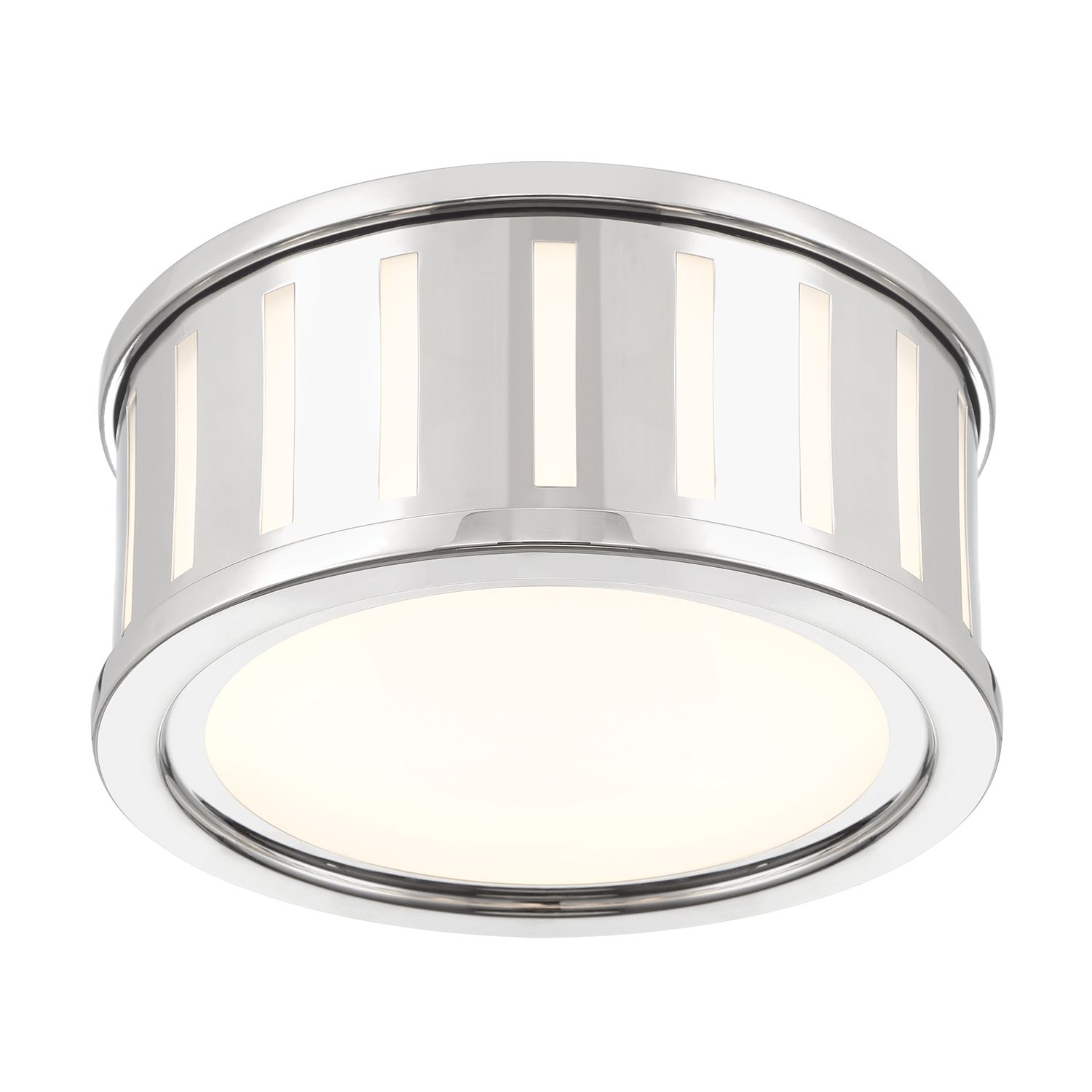 Image 4 Crystorama Kendal 9.5'' Polished Nickel Flush Mount more views