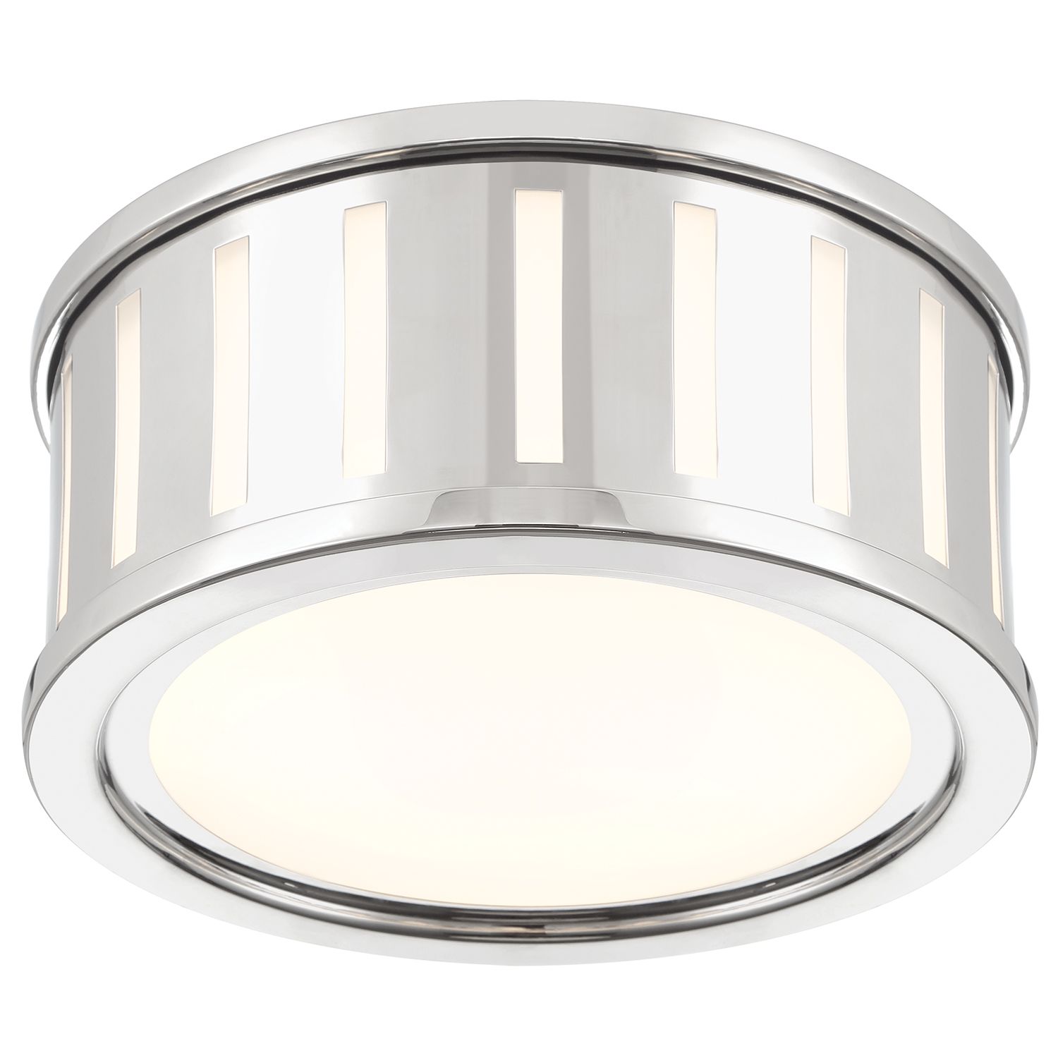 Image 5 Crystorama Kendal 9.5'' Polished Nickel Flush Mount more views