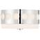 Crystorama Kirby 13 1/4" Wide Polished Nickel Ceiling Light