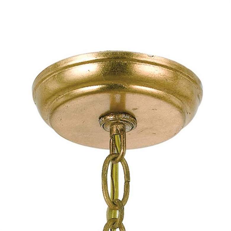 Image 6 Crystorama Layla 18" Wide Antique Gold 5-Light Pendant more views