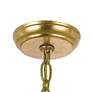 6_Crystorama Layla 18" Wide Antique Gold 5-Light Pendant more views