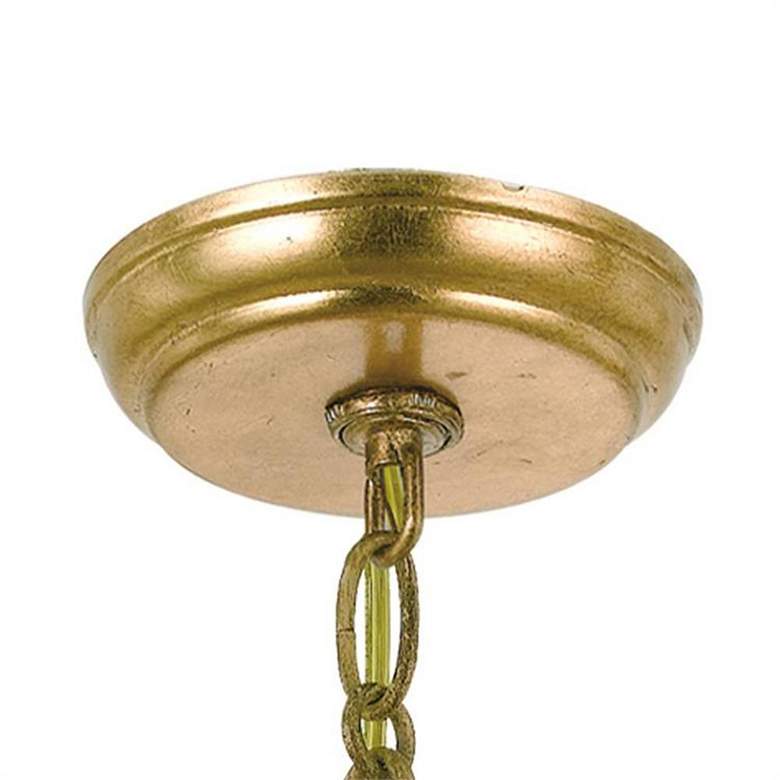 Image 4 Crystorama Layla 23 3/4"W Antique Gold 6-Light Pendant more views