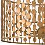 Crystorama Layla 23 3/4"W Antique Gold 6-Light Pendant in scene