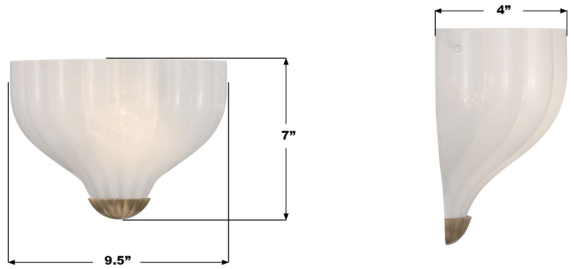 Image 7 Crystorama Layton 9.5'' LED Luxe Gold Sconce more views