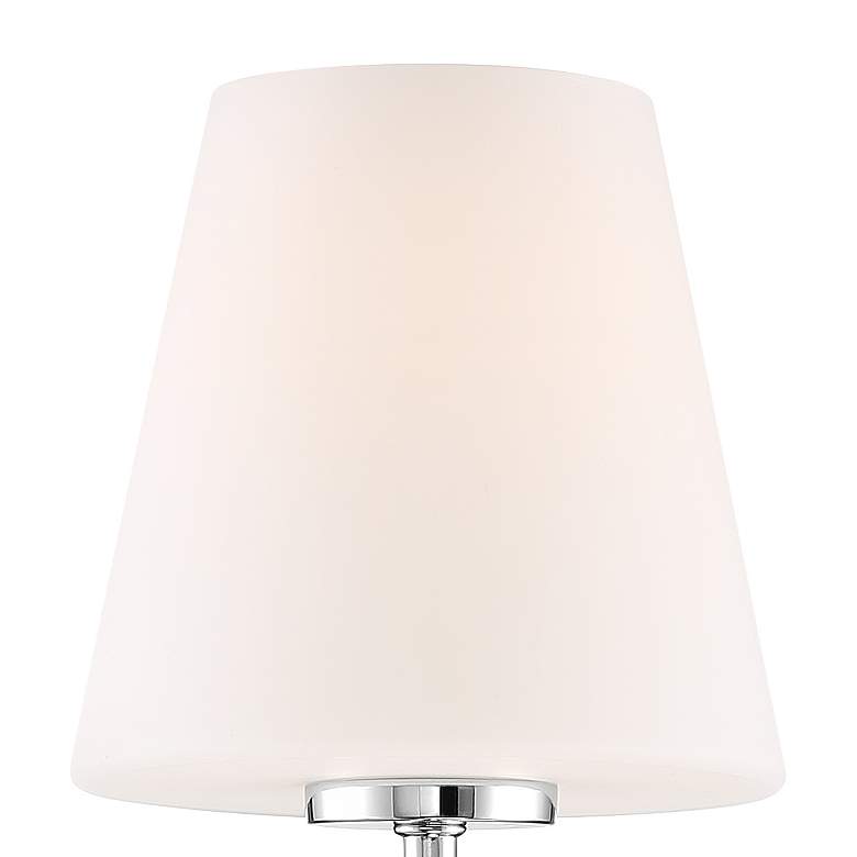 Image 3 Crystorama Lena 17 1/2" High Chrome Wall Sconce more views