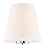 3_Crystorama Lena 17 1/2" High Chrome Wall Sconce more views