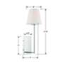 6_Crystorama Lena 17 1/2" High Chrome Wall Sconce more views