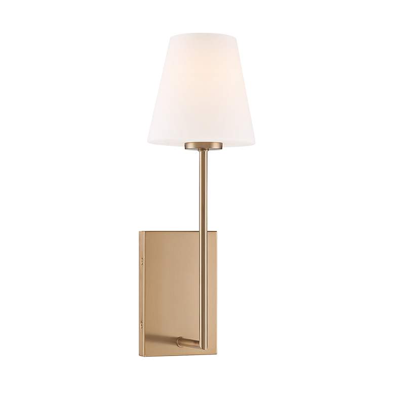 Image 3 Crystorama Lena 17 1/2" High Vibrant Gold Wall Sconce more views