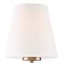 4_Crystorama Lena 17 1/2" High Vibrant Gold Wall Sconce more views