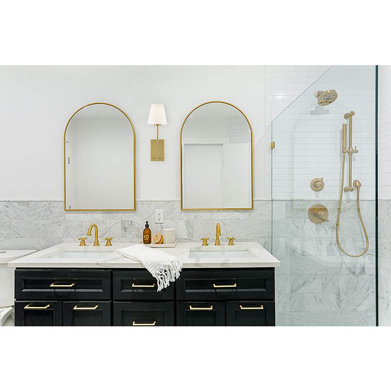 Image 6 Crystorama Lena 17 1/2" High Vibrant Gold Wall Sconce more views