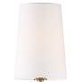 3_Crystorama Lena 18" High 2-Light Vibrant Gold Wall Sconce more views