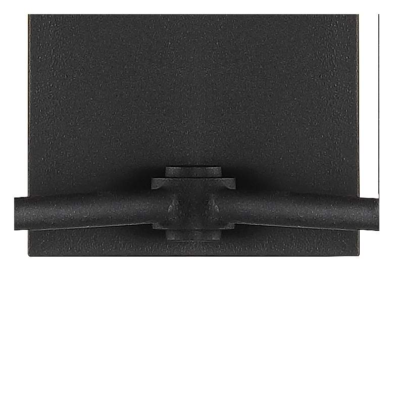 Image 3 Crystorama Lena 18" High Black Forged 2-Light Wall Sconce more views