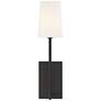 Crystorama Lena 18" High Black Forged Wall Sconce