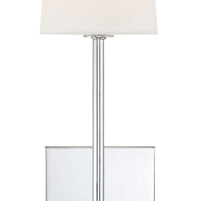 Image 4 Crystorama Lena 18" High Polished Chrome Wall Sconce more views
