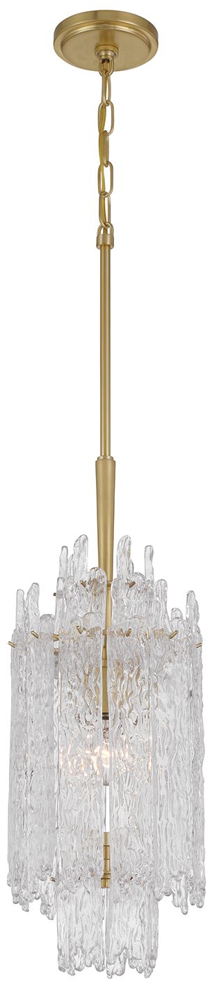 Crystorama Libby Langdon Ackerly 8.5'' Aged Brass Chandelier