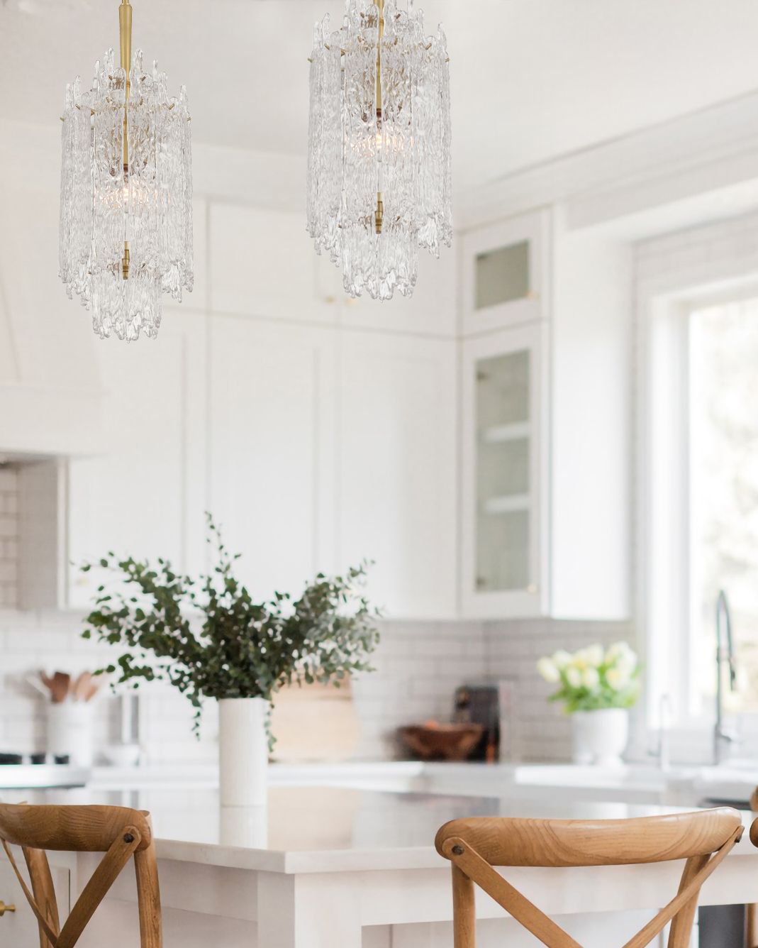 Image 6 Crystorama Libby Langdon Ackerly 8.5'' Aged Brass Chandelier more views