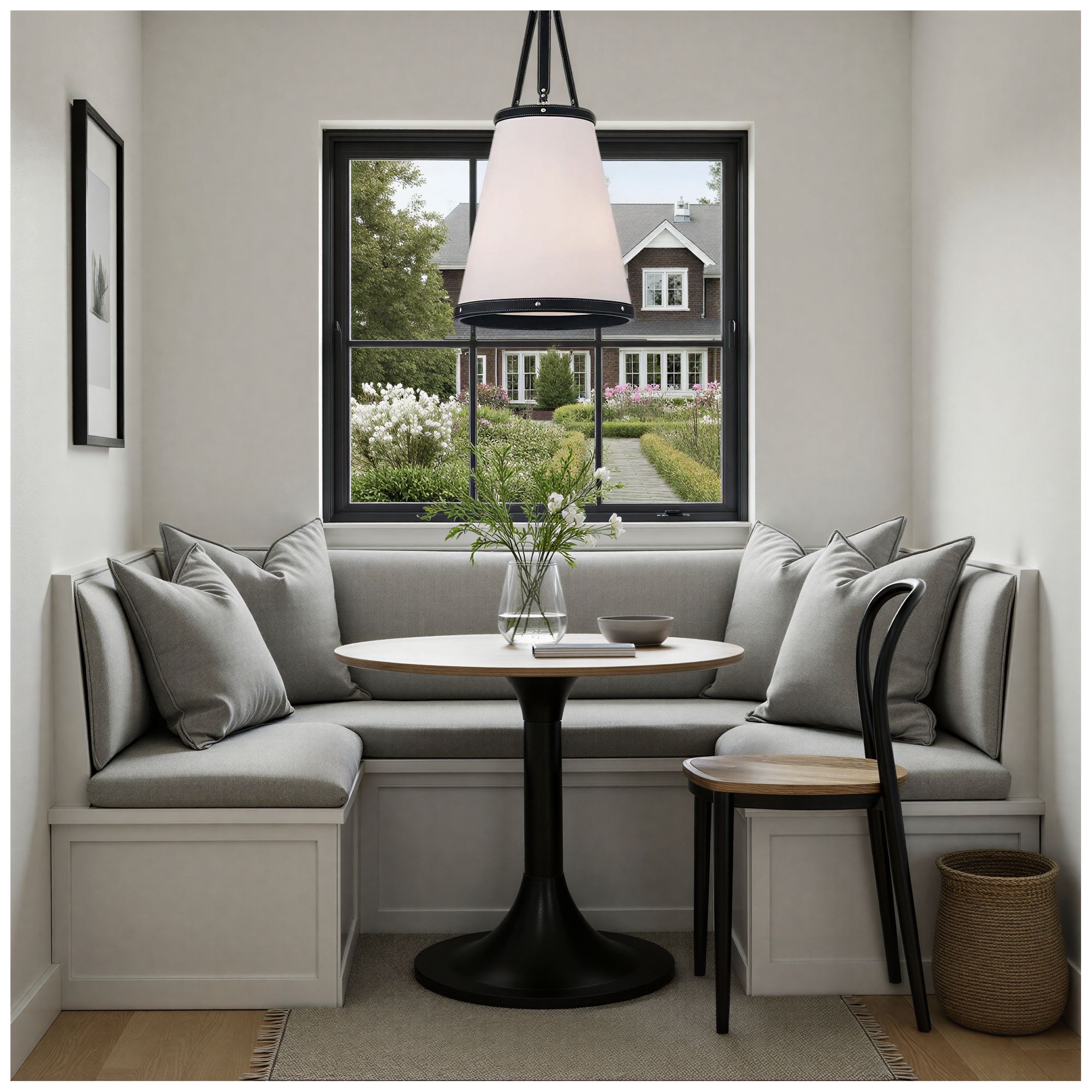 Image 6 Crystorama Libby Langdon Callahan 14.25'' Polished Nickel Pendant more views