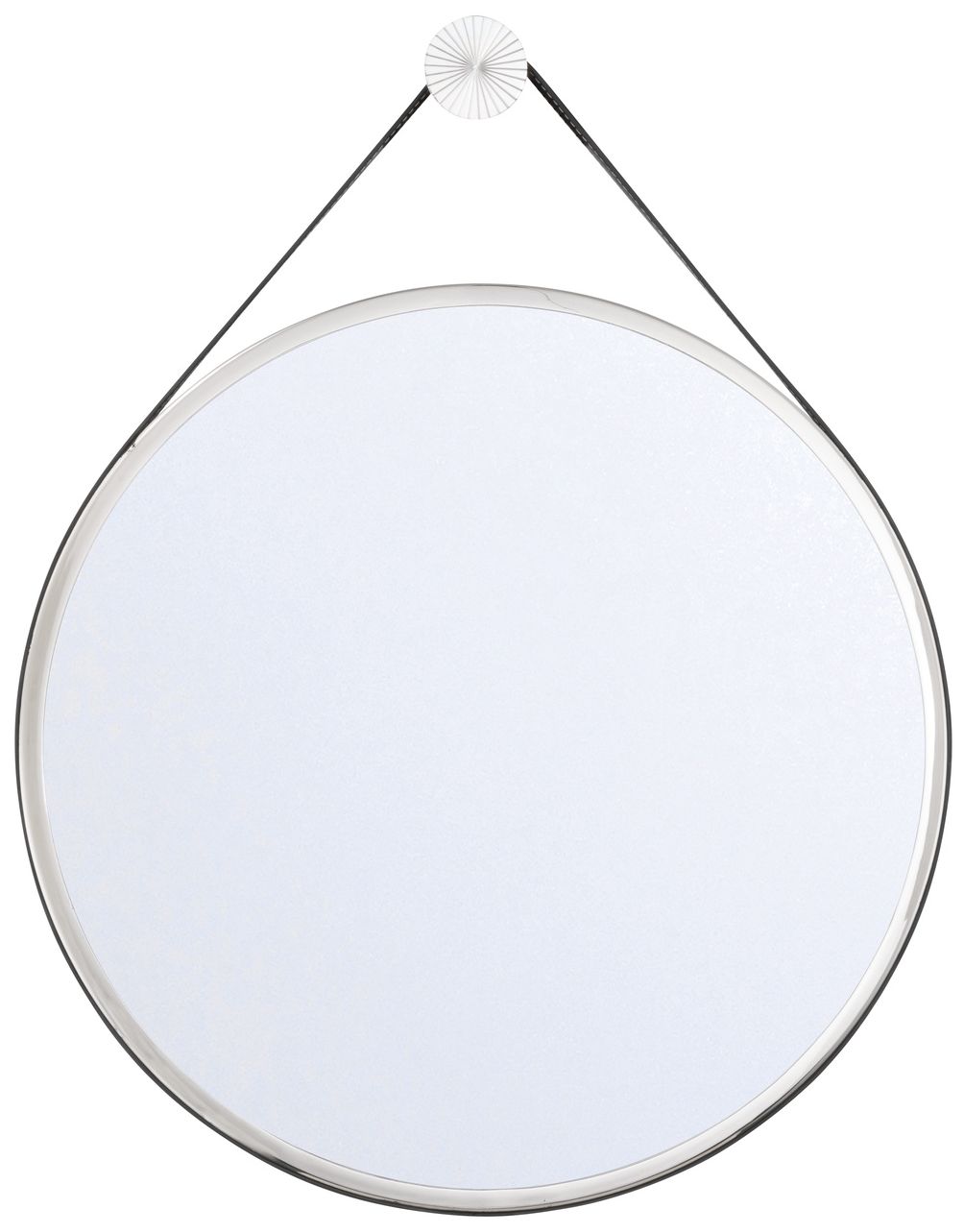 Thumbnail1 of Crystorama Libby Langdon Callahan 17.75'' Polished Nickel Mirror