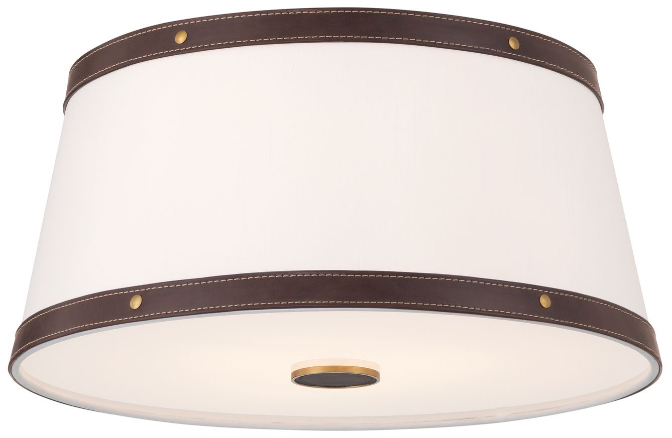 Crystorama Libby Langdon Callahan 17'' Luxe Gold Flush Mount
