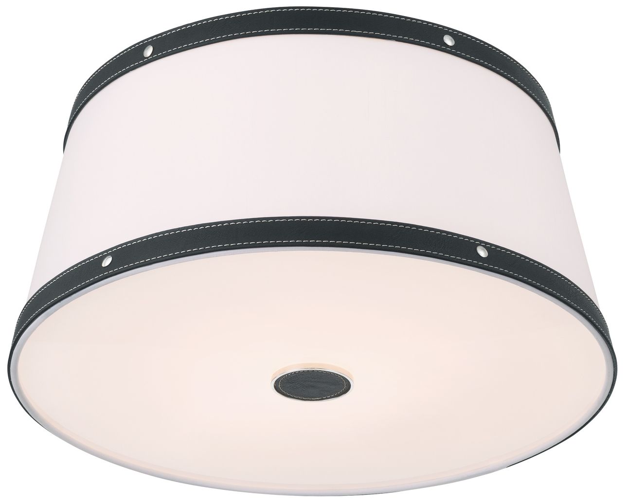 Image 4 Crystorama Libby Langdon Callahan 17'' Polished Nickel Flush Mount more views