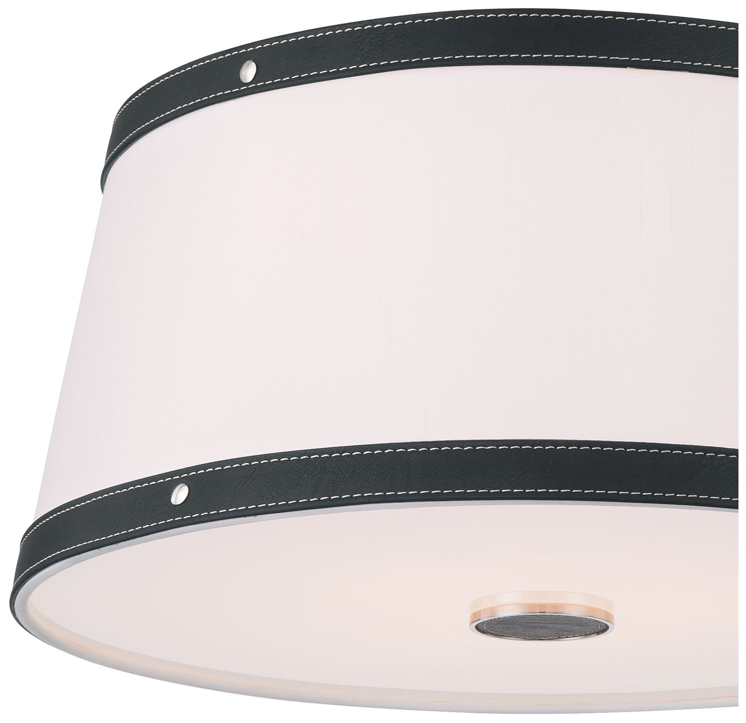 Image 5 Crystorama Libby Langdon Callahan 17'' Polished Nickel Flush Mount more views