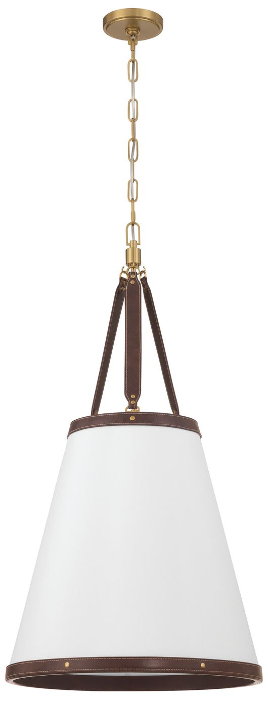 Image 2 Crystorama Libby Langdon Callahan 18'' Luxe Gold Pendant more views