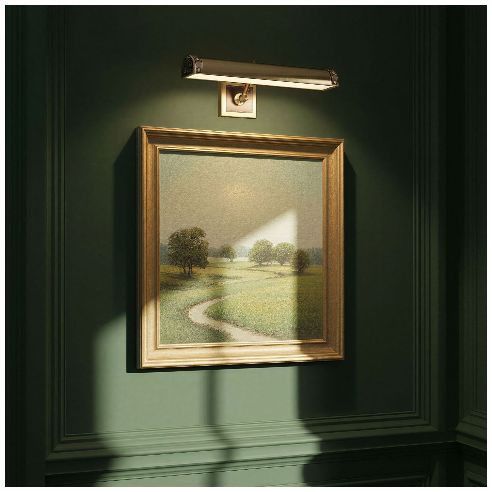 Image 6 Crystorama Libby Langdon Callahan 20.25'' LED Luxe Gold Picture Light more views