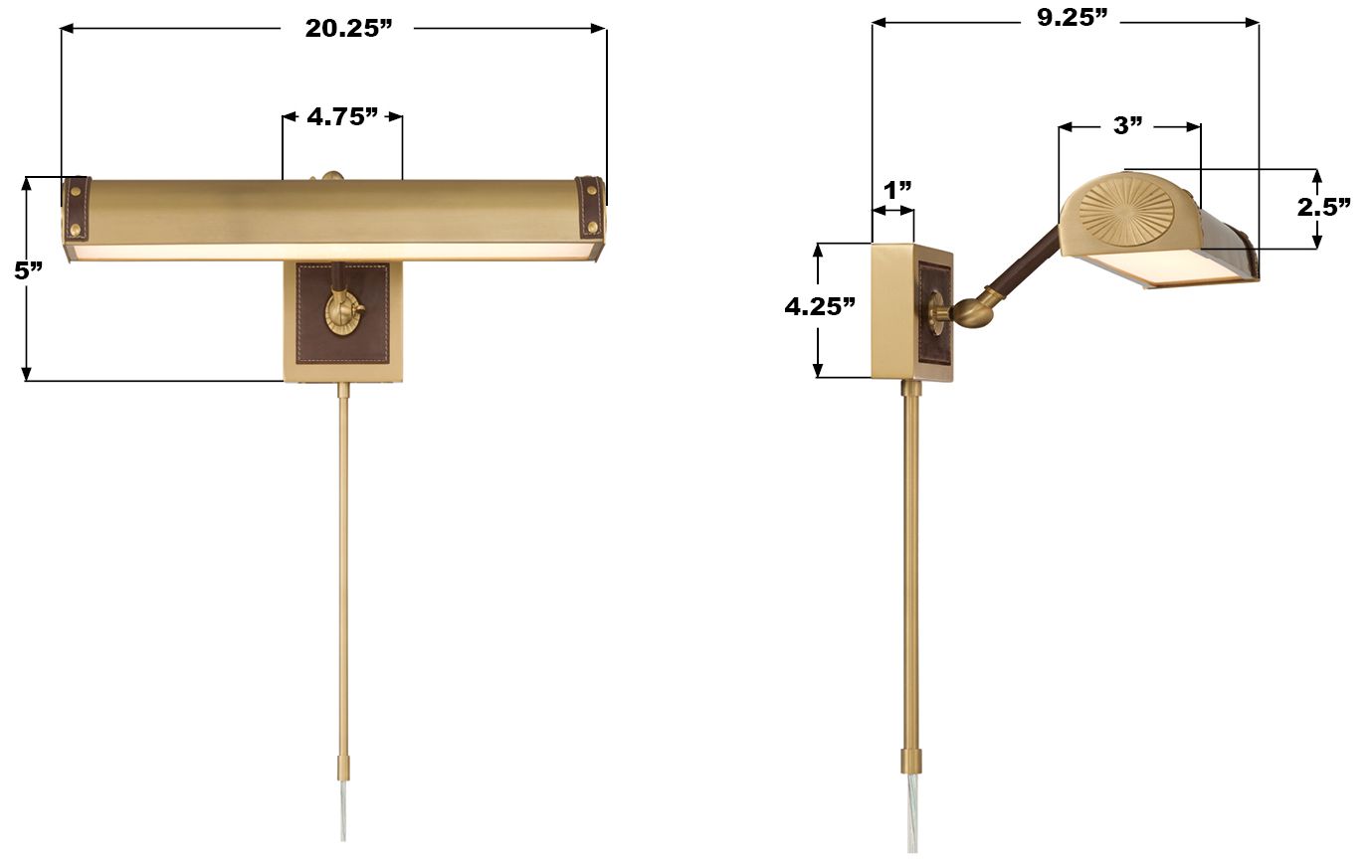 Image 7 Crystorama Libby Langdon Callahan 20.25'' LED Luxe Gold Picture Light more views