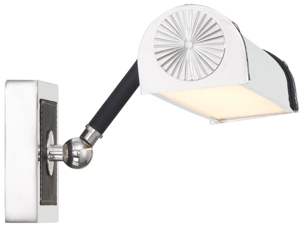 Image 4 Crystorama Libby Langdon Callahan 20.25'' LED Polished Nickel Picture Light more views