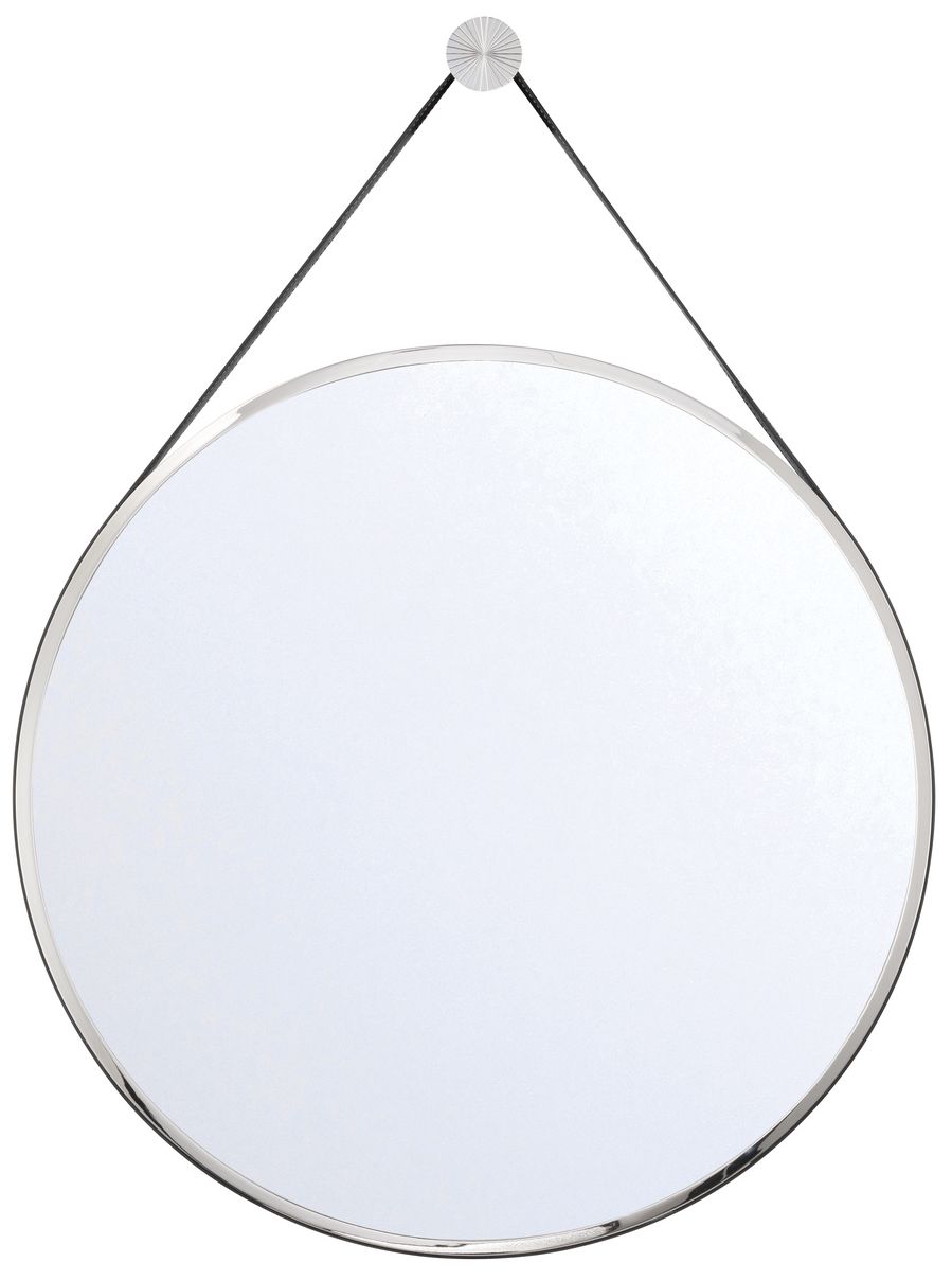Thumbnail1 of Crystorama Libby Langdon Callahan 23.5'' Polished Nickel Mirror