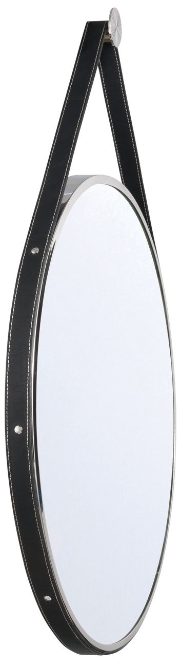 Thumbnail2 of Crystorama Libby Langdon Callahan 23.5'' Polished Nickel Mirror more views