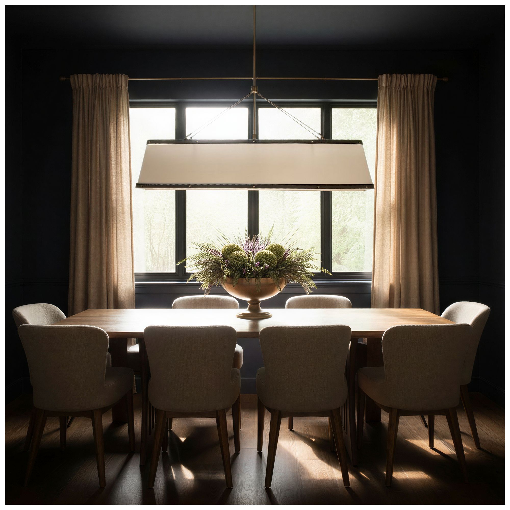 Image 6 Crystorama Libby Langdon Callahan 47.5'' Luxe Gold Linear Oval Chandelier more views