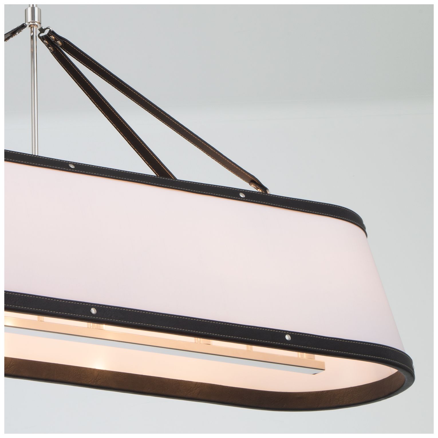 Image 5 Crystorama Libby Langdon Callahan 47.5'' Polished Nickel Linear Chandelier more views