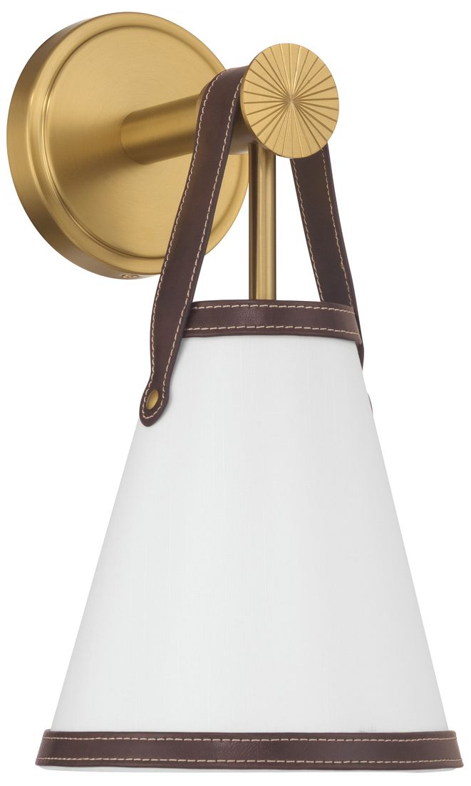 Image 2 Crystorama Libby Langdon Callahan 7.25'' Luxe Gold Sconce more views