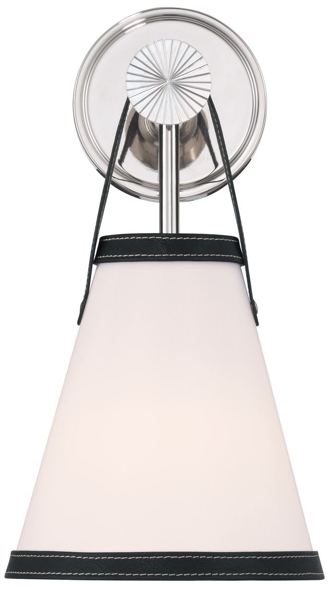 Image 3 Crystorama Libby Langdon Callahan 7.25'' Polished Nickel Sconce more views