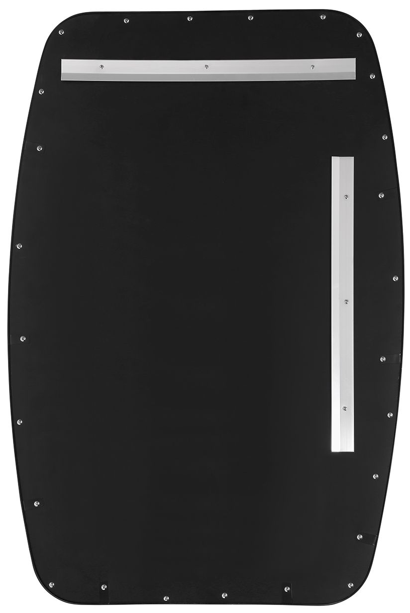 Image 4 Crystorama Lindee 24'' Matte Black Mirror more views