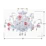 6_Crystorama Lola 20" Wide Antique White Ceiling Light more views