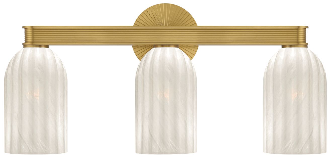 Crystorama Lotus 22.75'' Luxe Gold Bathroom Vanity