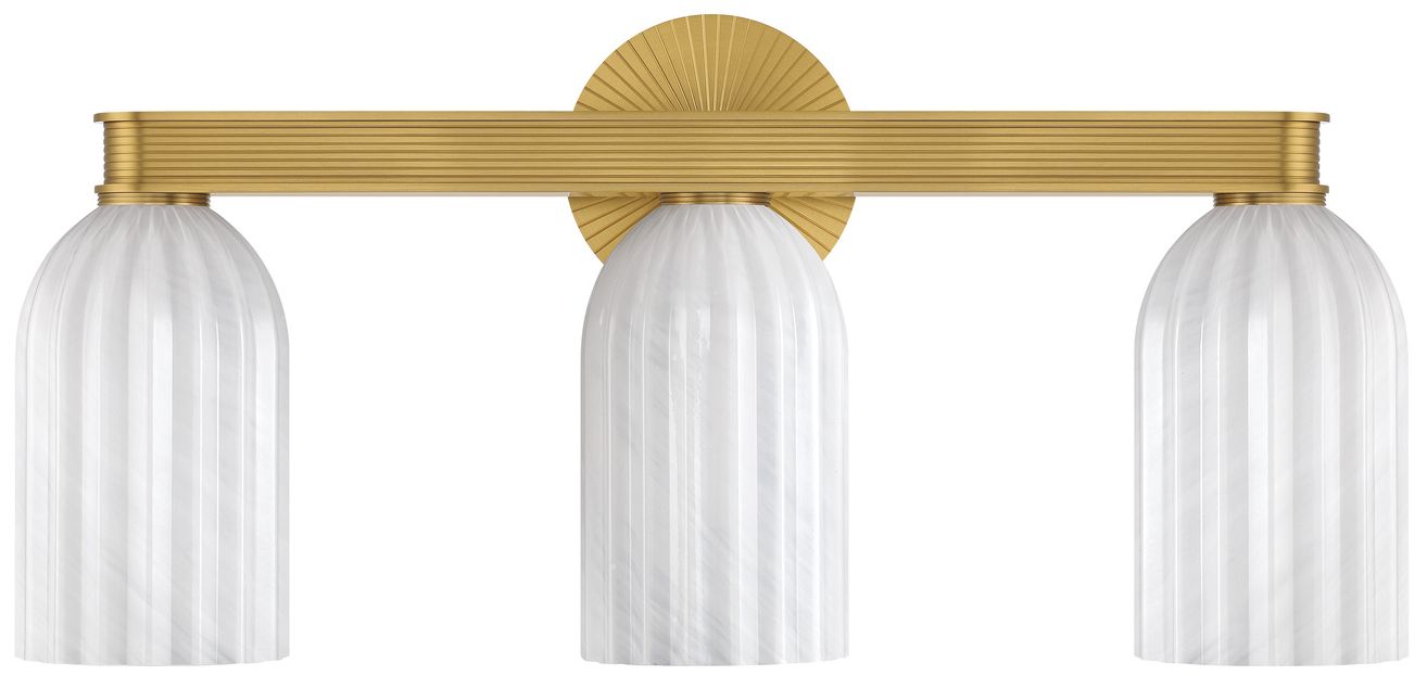 Image 2 Crystorama Lotus 22.75'' Luxe Gold Bathroom Vanity more views