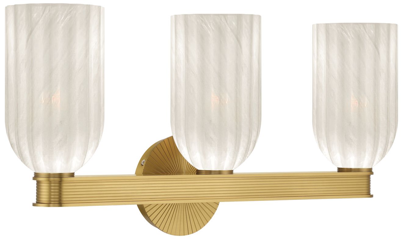 Image 3 Crystorama Lotus 22.75'' Luxe Gold Bathroom Vanity more views