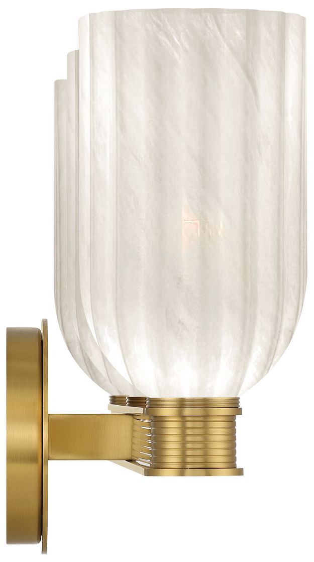 Image 4 Crystorama Lotus 22.75'' Luxe Gold Bathroom Vanity more views
