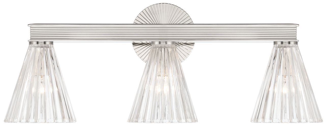 Crystorama Lotus 23.5'' Polished Nickel Bathroom Vanity