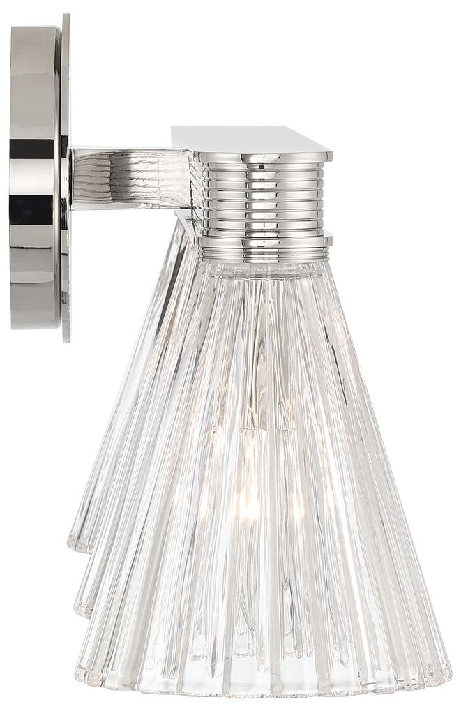 Image 4 Crystorama Lotus 23.5'' Polished Nickel Bathroom Vanity more views