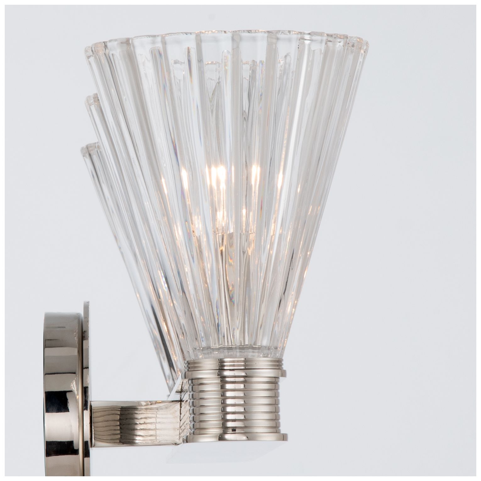 Image 5 Crystorama Lotus 23.5'' Polished Nickel Bathroom Vanity more views